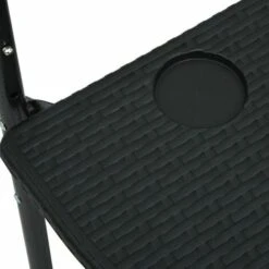 Tavolo Da Balcone GTA Nero 60x64x83,5 Cm Plastica Effetto Rattan 10 Tavolo Da Balcone GTA Nero 60x64x83,5 Cm Plastica Effetto Rattan -Giardino di Lusso 86181782 4