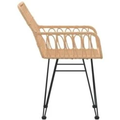 Sedie Da Giardino 2pz Con Braccioli 56x64x80 Cm Rattan PE VidaXL -Giardino di Lusso 86432922 5