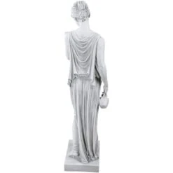 Design Toscano Ebe La Dea Della Giovinezza Statua Grega Da Giardino, Poliresina, Pietra Antica, Grande 81 Cm -Giardino di Lusso 86631186 3