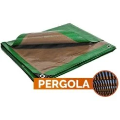 Bâches Direct Telone Da Esterni, Impermeabile, Per Costruzioni, 250 G/m², 3 X 5 M, Verde -Giardino di Lusso 86644549 5