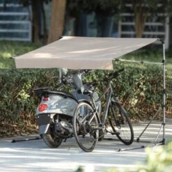 Tenda Da Garage, Tetto Multiuso, Garage Per Biciclette Pieghevole, Riparo Per Biciclette Da Esterno, 190x136x160cm, KLS13 SoBuy -Giardino di Lusso 86737452 4