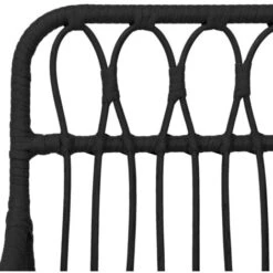 Set Da Pranzo Da Giardino 5 Pz Nero In Polyrattan VidaXL -Giardino di Lusso 87215540 5