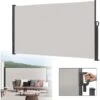 Pannelli Divisori Tenda Da Sole Laterale Allungabile, 200 X 300 Cm, Per Balcone, Terrazza, Giardino, Esterni, Colore Grigio HENGMEI