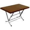 Tavolo Pieghevole 120x70 Cm Marrone TAV513 -Giardino di Lusso 88770633 1