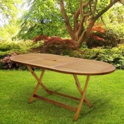 Tavolo Da Giardino Casaria Boston In Legno D'acacia 160x85x74cm -Giardino di Lusso 89265427 3