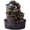 Fontana In Resina Naturale Satya
