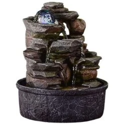 Fontana In Resina Naturale Satya