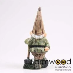 Gnomo Da Giardino In Resina 40 Cm Pala -Giardino di Lusso 89364254 3