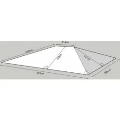 Ersatzdach Für Pavillon Paris 3x4m Pavillondach Platingrau -Giardino di Lusso 89829263 3