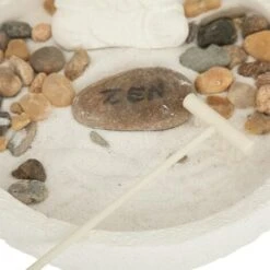 Giardino Zen Wasila, Cemento, Bianco, D18 Cm - Atmosphera Créateur D'intérieur -Giardino di Lusso 90565503 3