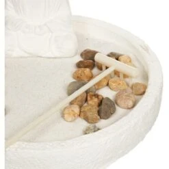 Giardino Zen Wasila, Cemento, Bianco, D18 Cm - Atmosphera Créateur D'intérieur -Giardino di Lusso 90565503 4
