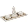 Giardino Zen Padmavati, Cemento E Legno, Grigio, 33x14 Cm - Atmosphera Créateur D'intérieur -Giardino di Lusso 90565530 1