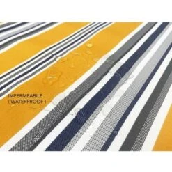 TESSUTO Tenda SOLE VERTIGO Da Esterno GIARDINO Balcone A METRO Impermeabile E Idrorepellente Altezza Cm. 150 Righino Giallo -Giardino di Lusso 90622026 3