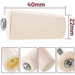 PrixPrime - Tappo Avorio Da 40 Mm Per Tende -Giardino di Lusso 90824583 4