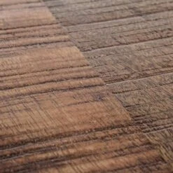 Sgabello Girevole Con Seduta In Legno, Nero -Giardino di Lusso 91121661 3