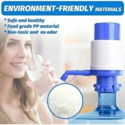 Pompa Dell'acqua Manuale Portatile Dispenser Per Brocca D'acqua Pompa Per Acqua Potabile Con Tubo E Tappo Extra Corto Adatto Alla Maggior Parte Dei Refrigeratori D'acqua Ladacee 7-15L -Giardino di Lusso 91197648 5
