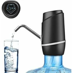 Dispenser D'acqua Da 18,9 Litri Pompa Elettrica Portatile Dispenser D'acqua USB Universale Per Borraccia Da 7,5-18,9 Litri Con 2 Siliconi, Ladacee