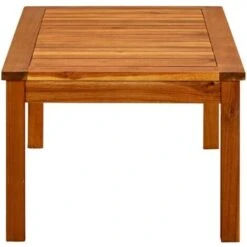 Tavolino Da Giardino Tavolino Basso Da Caffè - 90x50x36 Cm In Legno Massello Di Acacia BV568897 - BonneVie -Giardino di Lusso 91239355 3