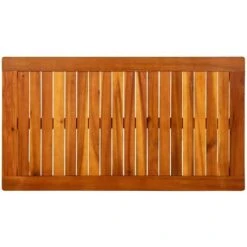 Tavolino Da Giardino Tavolino Basso Da Caffè - 90x50x36 Cm In Legno Massello Di Acacia BV568897 - BonneVie -Giardino di Lusso 91239355 4