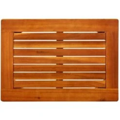 Tavolino Da Giardino Tavolino Basso Da Caffè - 50x35x36 Cm In Legno Massello Di Acacia BV420745 - BonneVie -Giardino di Lusso 91239382 4