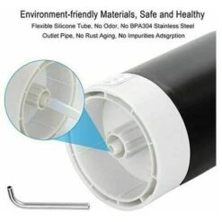 Distributore Di Acqua In Bottiglia, Pompa Di Ricarica USBDistributore Di Acqua Elettrico Portatile Per Acqua Potabile Interruttore Per Bottiglia D'acqua Per Bottiglia Universale Da 5 Galloni (nero) -Giardino di Lusso 92034795 4