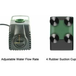 Pompa Sommergibile, Mini Pompa Sommergibile 25W 1500L/H, AC220-240V Con 2 Pompe Ugello Per Fontana, Acquario, Stagno, Giardino -Giardino di Lusso 92037318 2