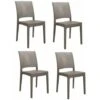 KIT 4 SEDIE POLIPROPILENE CUCINA BAR RISTORANTE SEDIA INTERNO ESTERNO TORTORA FL -Giardino di Lusso 92105709 1