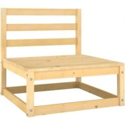 Salotti Da Giardino 3 Pz - Mobili Da Giardino In Legno Massello Di Pino BV683479 - BonneVie -Giardino di Lusso 92116107 4