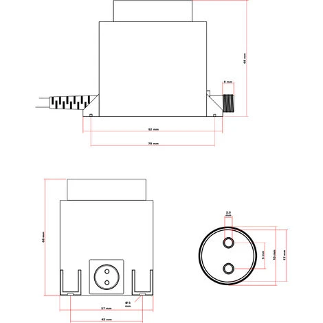 Alimentatore Jebao JBA57V-12-2500U Trasformatore A 2 Poli IP44 12 Volt 2500 MA 30 VA AC/AC 6 Alimentatore Jebao JBA57V-12-2500U Trasformatore A 2 Poli IP44 12 Volt 2500 MA 30 VA AC/AC - immagine 4