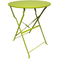 Rebecca Mobili Set Tavolo E 2 Sedie Da Giardino Acciaio Verde Salvaspazio -Giardino di Lusso 92786932 5