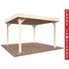Gazebo Da Giardino In Legno Lamellare D'Abete Nordico - Cm 350X350cm - Italfromgiard4 -Giardino di Lusso 9299559 1