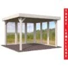 Gazebo Da Giardino In Legno Lamellare D'Abete Nordico - Cm 350X350cm - Italfromgiard6
