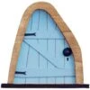 Giardino Fata Porta Miniatura Fata Albero Ornamento Casa Porta Finestra Scultura Decorazione Albero Giardino Arte Cortile Scultura 1 Pz (Blu) -Giardino di Lusso 93243914 1