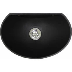 Fontana A Muro Mod. Luna Colore Ghisa Per Casa E Giardino Con Rubinetto Cod. 303C In Ottone Cromato E Sifone -Giardino di Lusso 9369746 2