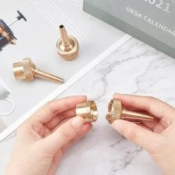 Pezzi Ugello A Getto Per Fontana In Ottone, Testa Di Spruzzo Orizzontale Da 19 Mm DN15 Ugello A Getto A Direzione Regolabile Per Fontana D'Acqua Per Stagni Di Pesci All'aperto -Giardino di Lusso 93883806 3