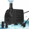 Pompa Ad Immersione, 750 L/h, 15 W, Pompa Per Acquario Ultra Silenziosa E Regolabile Con 4 Piedini A Ventosa Per Pesci Da Laghetto, Fontane, Acquari, 2 Ugelli, 8,5/13 Mm