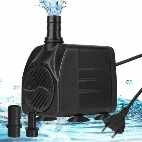 Pompa Ad Immersione, 750 L/h, 15 W, Pompa Per Acquario Ultra Silenziosa E Regolabile Con 4 Piedini A Ventosa Per Pesci Da Laghetto, Fontane, Acquari, 2 Ugelli, 8,5/13 Mm 3 Pompa Ad Immersione, 750 L/h, 15 W, Pompa Per Acquario Ultra Silenziosa E Regolabile Con 4 Piedini A Ventosa Per Pesci Da Laghetto, Fontane, Acquari, 2 Ugelli, 8,5/13 Mm