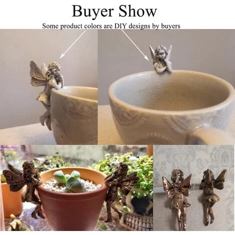 Angelo Ragazza Tazza Appesa Resina Decorazione Fata Mix Cesto Di Fiori Bordo Decorazione Giardino Design Vaso Per Piante Abbraccio Ornamento 1pc 7 Angelo Ragazza Tazza Appesa Resina Decorazione Fata Mix Cesto Di Fiori Bordo Decorazione Giardino Design Vaso Per Piante Abbraccio Ornamento 1pc - immagine 5
