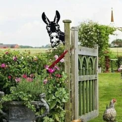 Ornamenti Da Giardino Asino In Metallo Per Recinzioni Decorazioni Per Esterni Animali Asino Per La Casa Decorazioni Per Il Giardino, Sculture Per La Decorazione Del Giardino Degli Animali Dell'asino P -Giardino di Lusso 94291509 5