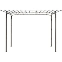 Arco Pergola Da Giardino Per Rose In Acciaio Decorazione Giardino VidaXL -Giardino di Lusso 949136 4