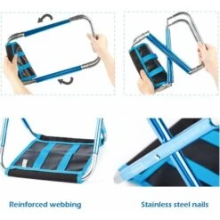 Mini Sgabello Da Campeggio Pieghevole Sedile Da Pesca Pieghevole Leggero Piccolo Sgabello Da Spiaggia Portatile Per Viaggi Escursionismo Trekking Picnic In Giardino -Giardino di Lusso 94928688 3