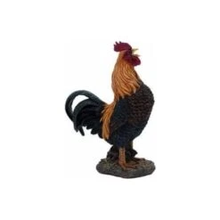 STATUA GALLETTO 28 CM IN RESINA GIARDINO ACCESSORI CASA GALLO