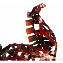 Cavallo Intrecciato Scultura In Metallo Fatto A Mano Decorazione In Ferro Battuto Casa Soggiorno Statua Design Moderno Industriale Regalo Per La Casa Souvenir Soggiorno Decorazione Articoli Per La Cas -Giardino di Lusso 95467183 4
