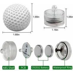 Mini Luci Da Tè A LED Luci Sommergibili Per Matrimonio RGB Impermeabile Rotondo Subacqueo Home Party Vaso Festival Decorazione Di San Valentino (confezione Da 24) -Giardino di Lusso 95758051 4