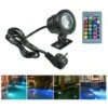 Lampada A Fontana Con Telecomando Funzione Di Memoria Ac85-265V 20W RGB Led 16 Colori Che Cambiano Flash/stroboscopico/dissolvenza/liscio 4 Effetti Di Luce IP65 Resistente All'acqua (la Maggior Parte