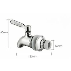 BRITISH BERKEFELD GRAVITY PURIFICATORE D'ACQUA AQUA-TECHNIQUES RUBINETTO IN OTTONE CROMATO 16mm -Giardino di Lusso 95761298 3