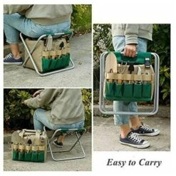 Set Di Attrezzi Da Giardino Organizzatore Borsa Da Giardiniere Sgabello Pieghevole Per Attrezzi Da Giardino Sedile Da Giardino Sgabello Da Giardino Pieghevole Sedia Inginocchiatoio -Giardino di Lusso 95773463 3