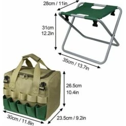 Set Di Attrezzi Da Giardino Organizzatore Borsa Da Giardiniere Sgabello Pieghevole Per Attrezzi Da Giardino Sedile Da Giardino Sgabello Da Giardino Pieghevole Sedia Inginocchiatoio -Giardino di Lusso 95773463 5
