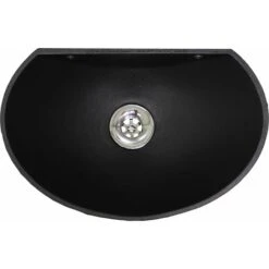 Fontana A Muro Mod. Azalea Colore Ghisa Per Casa E Giardino Con Rubinetto Cod. 303/C In Ottone Cromato E Sifone -Giardino di Lusso 9580033 4