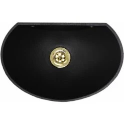 Fontana A Muro Mod. Azalea Colore Ghisa Per Casa E Giardino Con Rubinetto Cod. 303/L In Ottone Lucido E Sifone -Giardino di Lusso 9580037 4